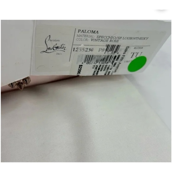 Christian Louboutin Paloma loubinthesky stud, metallic leather, baguette bag - Picture 7 of 8